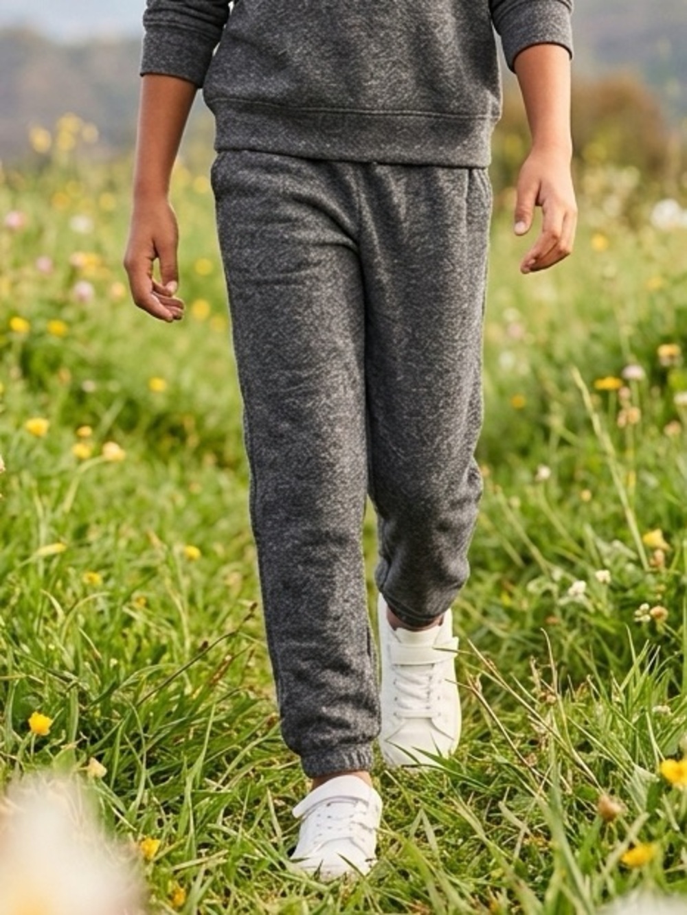NWOT Chaser Girls Heather BLUE Jogger Pants Sweatpants  - Size 10